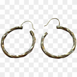Victorian Hoop Earrings In Rose Rolled Gold - Earrings, HD Png Download