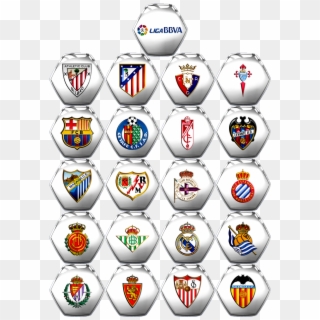 Check Out This Picture Of Soccer Teams From The Liga - Liga Bbva Teams, HD Png Download