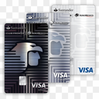 Tarjetas Santander Aeroméxico - Visa, HD Png Download