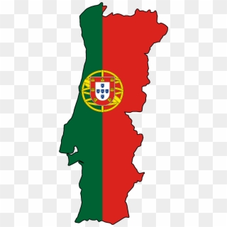 Portugal Map Flag Land Country 1489214 - Portugal Flag Png, Transparent Png