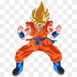 Goku Ssj Power Up, HD Png Download