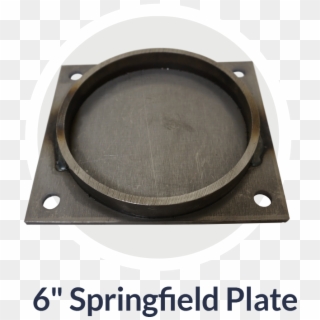 6- Springfield Column Top And Base Plate - Circle, HD Png Download