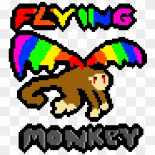 Flying Monkey - Cartoon, HD Png Download