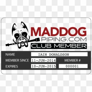 Maddog Piping Membership Card - Florida Green Building Coalition, HD Png Download