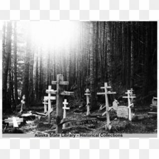 This Circa 1970s Photo Shows Marked Graves Of Those - Cemetery, HD Png Download