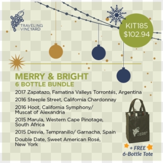 Merry & Bright - Traveling Vineyard, HD Png Download