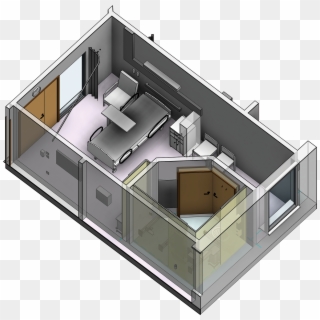 The Eleven Acute Care Rooms Comprise A Single Bedroom - Floor Plan, HD Png Download