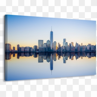 Manhattan Skyline Skyline Skyline Città New York Tela - View Of New York From Nj City, HD Png Download