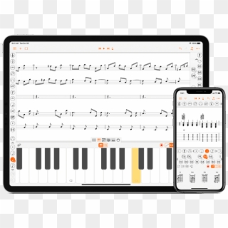 Stave'n'tabs On Iphone - Musical Keyboard, HD Png Download