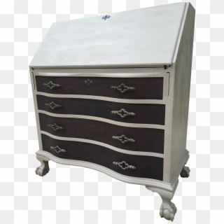 Now A Unique Personal Secretary, This Mahogany Drop - Chest Of Drawers, HD Png Download