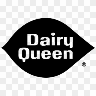 Dairy Queen 2 Logo Black And White - Dairy Queen Logo Black And White, HD Png Download