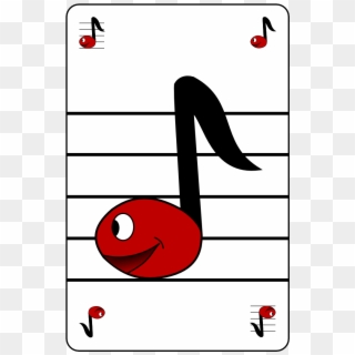 Name A Note Card All As Card - Fun Music Notes, HD Png Download