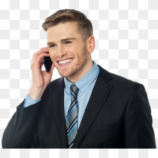 Support Royalty-free Png - Person On Phone Transparent Background, Png Download
