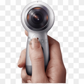 Free Png Download Samsung Gear 360 In Hand Png Images - Samsung Gear 360 Png, Transparent Png
