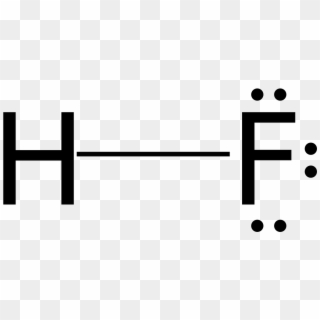 Dipole Vector Hydrogen Chloride - Hf Lewis Structure, HD Png Download