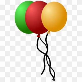 Monday, February 06, - Red Green And Yellow Balloons, HD Png Download