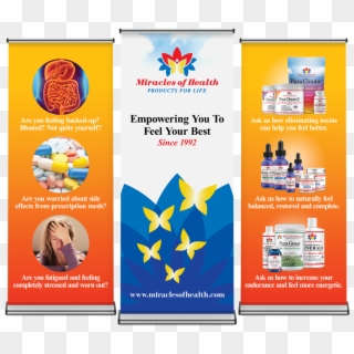 Retractable Banners - Event Displays - Banner, HD Png Download