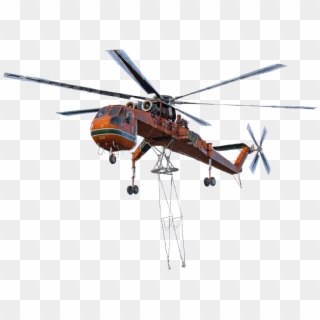 #elicoptero Grúa - Helicopter Rotor, HD Png Download