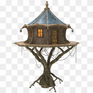#fairy #house #elf - Tree House, HD Png Download