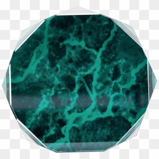 Green Marble Octagon Acrylic - Emerald, HD Png Download
