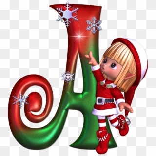 Alfabeto De Navidad - Christmas Holiday Alphabet Letters, HD Png Download
