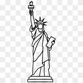 Resultado De Imagem Para Estatua Da Liberdade Desenho - Statue Of Liberty Drawing Png, Transparent Png