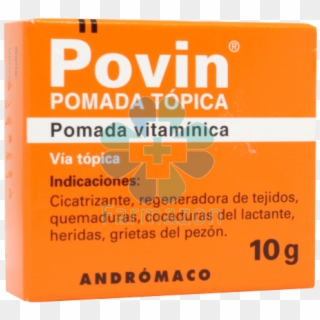 Povin Pomada Tópica X 10 Gr - Graphic Design, HD Png Download
