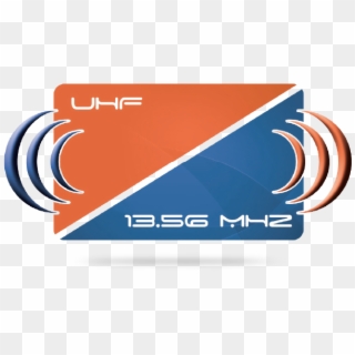 56 Mhz Uhf Hybrid Dual-frequency Iso Cards - Graphic Design, HD Png Download