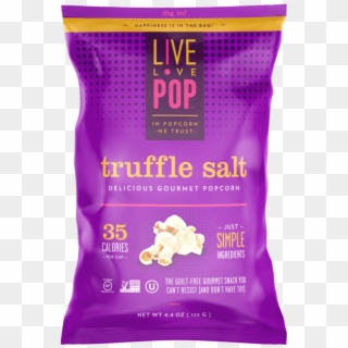 Trufflesalt - Live Love Pop Truffle Salt Popcorn, HD Png Download