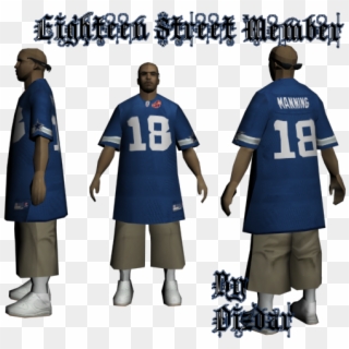 [wip] & [shw] 18st Gang Member [updated ] - Lsrp Skin Cholo, HD Png Download