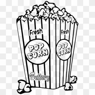 Clipart Royalty Free Create With Tlc Free Digi Just - Popcorn Coloring Page, HD Png Download