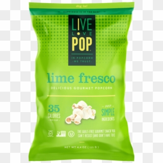 Limefresco - Live Love Pop Truffle Salt Popcorn, HD Png Download