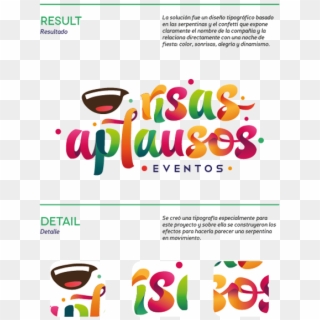 Risas Y Aplausos // Brand Design On Behance - Dribbble, HD Png Download