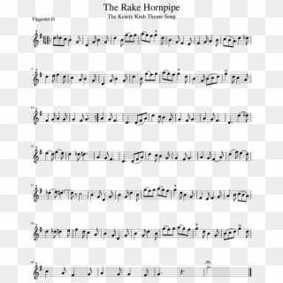 The Rake Hornpipe Sheet Music For Other Woodwinds Download - We Don T Talk Anymore Trumpet, HD Png Download
