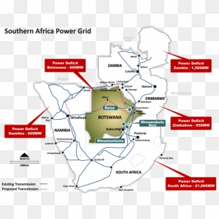 About African Energy Resources - Map, HD Png Download