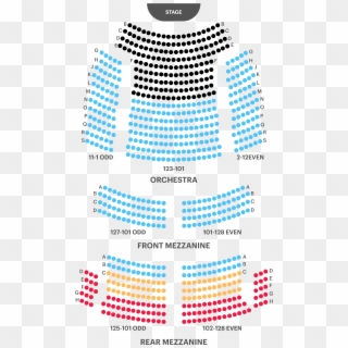 John Golden Theatre Seating Chart Map - Best Place To Sit For Hamilton London, HD Png Download