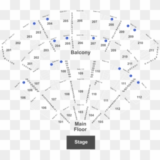 Rosemont Theater Seating Chart George Lopez Theatre - Rosemont Theater Section 112 Row T, HD Png Download