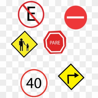 Señales De Transito - Traffic Sign, HD Png Download