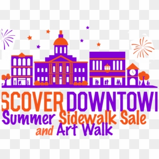 2nd Annual Summer Sidewalk Sale And Art Walk Downtown, HD Png Download