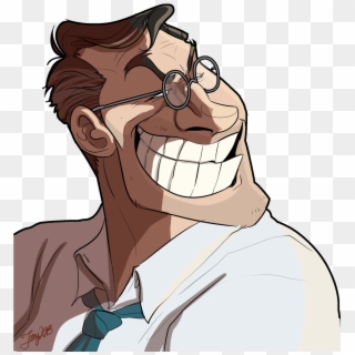 Smug Transparent Medic For All Your Smug Transparent - Cartoon, HD Png Download