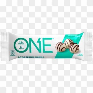 White Chocolate Truffle Bar - One Maple Glazed Donut Protein Bar, HD Png Download