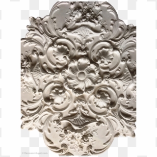 Plaster Centerpiece Louis Xv - Relief, HD Png Download