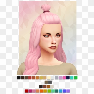 “ Aharris00britney's Jenna, Recoloured By Elisaisms, - Jenna Hair Sims 4, HD Png Download