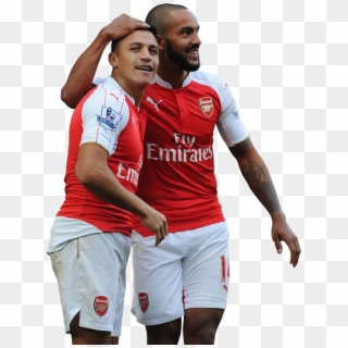 Alexis Sanchez & Theo Walcott Render - Arsenal Home Kit 2011, HD Png Download