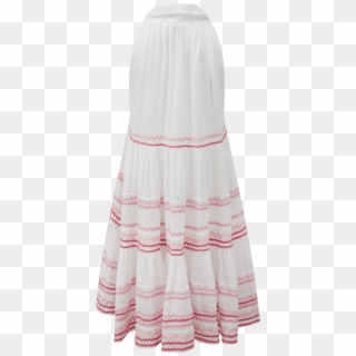 Ric Rac Baby Doll Pink And White Linen Dress - A-line, HD Png Download