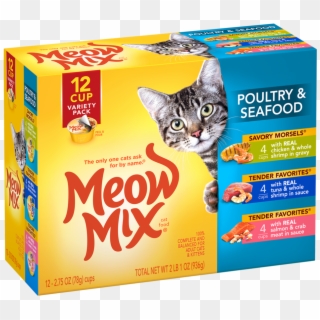Meow Mix Wet Cat Food, HD Png Download