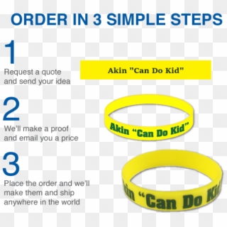 Order Custom Wristbands - Mind The Step Sign, HD Png Download