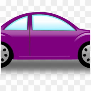 Mini Cooper Clipart Animated Car - Purple Car Clipart Png, Transparent Png