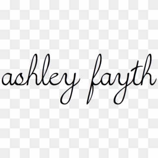 Cropped Ashley Fayth Logo New Cursive - Ashley In Cursive, HD Png Download