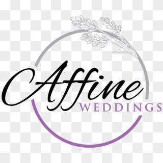 Affine Weddings Logo - Alina In Cursive, HD Png Download